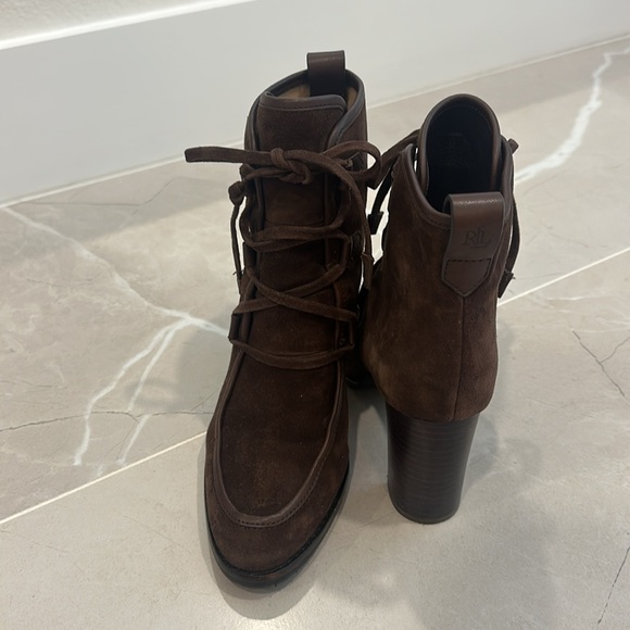 Lauren Ralph Lauren Shoes - Ralph Lauren suede leather booties